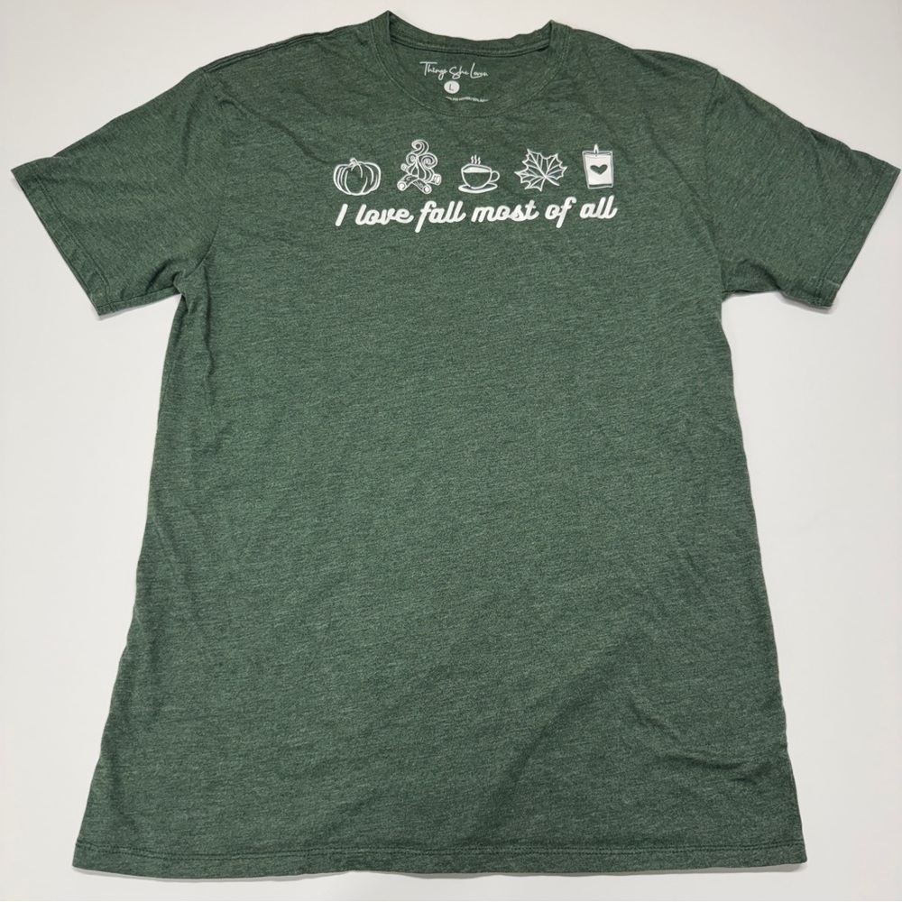 Forest Green Fall Graphic Tee